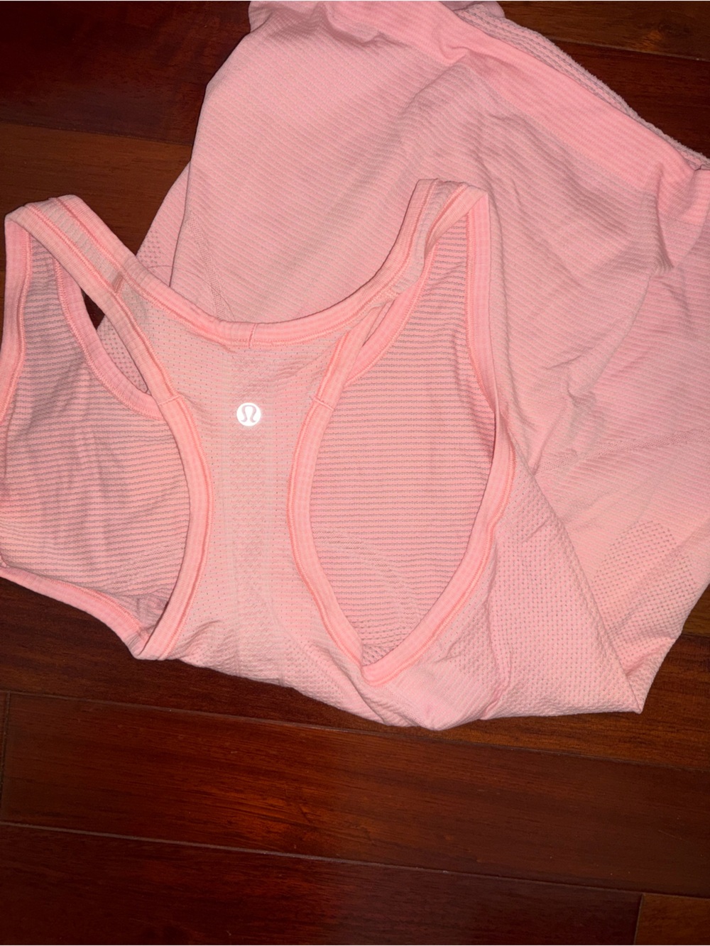 Lululemon Light Peach Racerback Tank Top - Picture 3 of 5